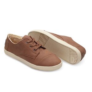 OFFERS WELCOME💫TOMS Faux Chestnut Leather Shoes